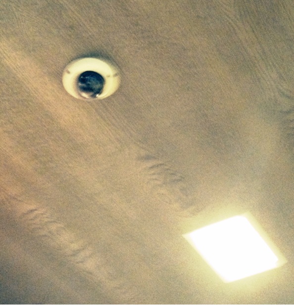 in ceiling camera install