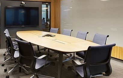 conference room teleconference, projectors & sound system 